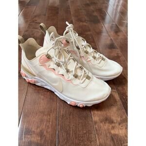 NIKE REACT ELEMENT 55 PHANTOM Athletic Running Shoes Sneakers Size 8 Worn Once